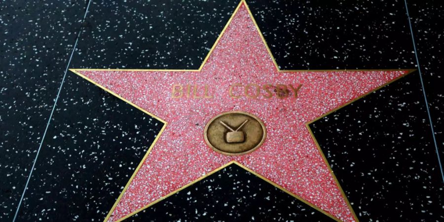 Der Stern von TV-Star Bill Cosby auf dem «Walk of Fame» auf dem Hollywood Boulevard in Los Angeles, Californien (US).