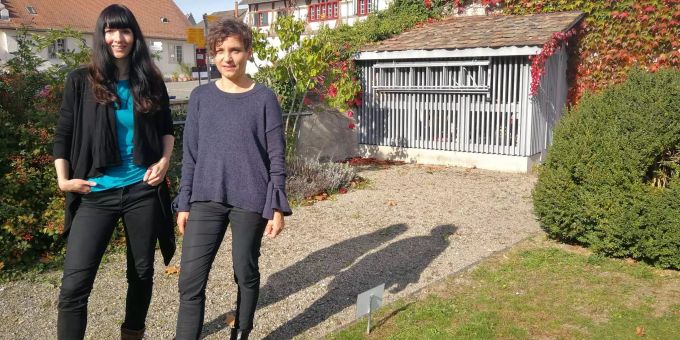 Rebecca Panian und Aleksandra Gnach in Rheinau ZH. Rebecca Panian und Aleksandra Gnach in Rheinau ZH.