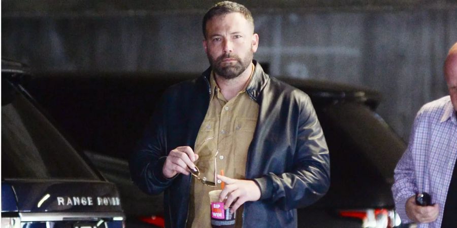 Ben Affleck ist trockener Alkoholiker.