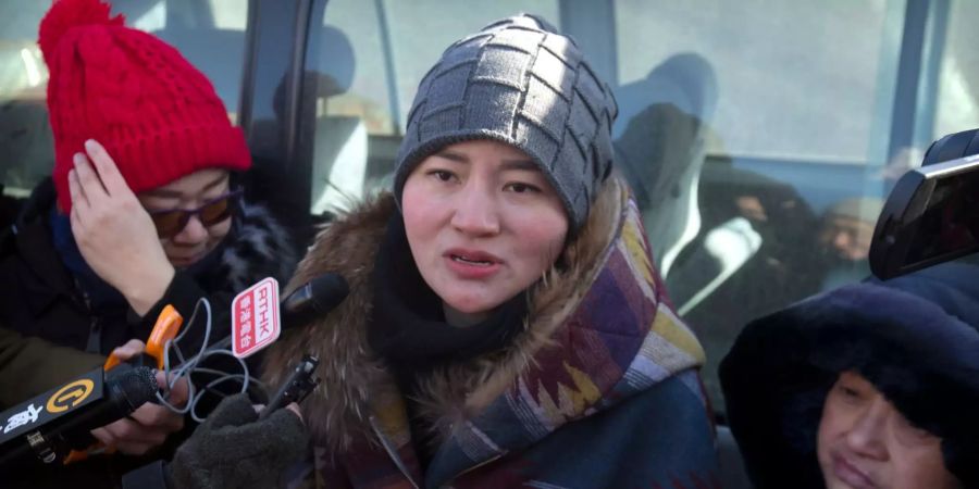 Li Wenzu, die Frau des inhaftierten Wang Quanzhang.