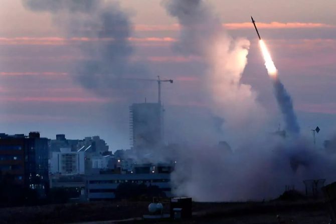 iron dome iran greift