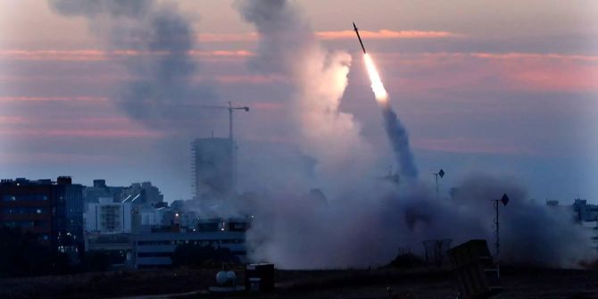 iron dome iran greift