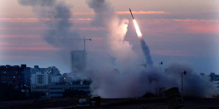 iron dome iran greift