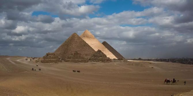 Die Pyramiden von Gizeh in Ägypten. (Symbolbild)