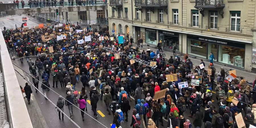 Tausende gingen vergangenen Samstag auf die Berner Strassen.