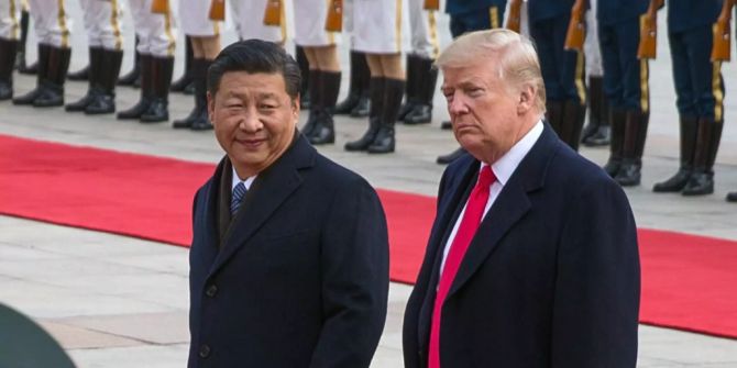 Donald Trump und Xi Jinping in Peking.