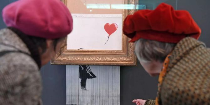 Geschreddertes Banksy-Bild in Baden-Baden