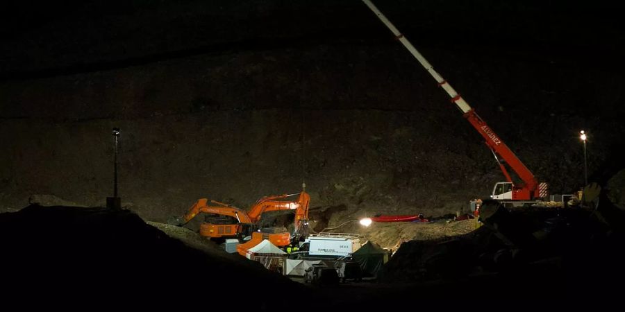 Rettungskräfte in Malaga, Spanien.