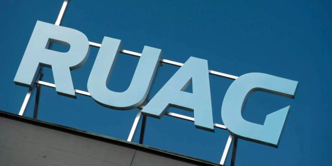 Das Logo der Ruag. Ruag Logo