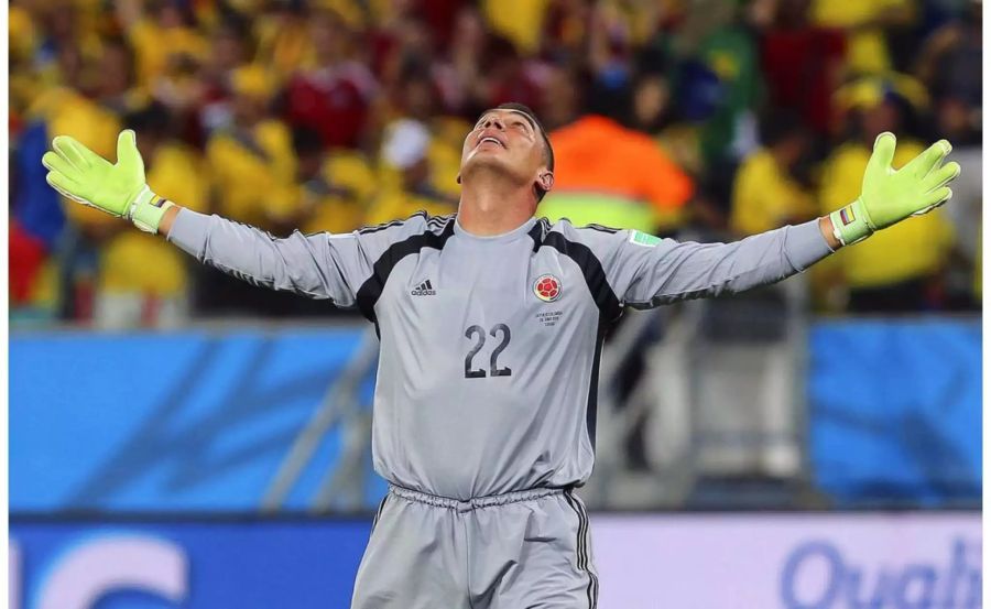 Platz 1: Faryd Mondragon, Goalie Kolumbien, 43 Jahre und 3 Tage (WM 2014).