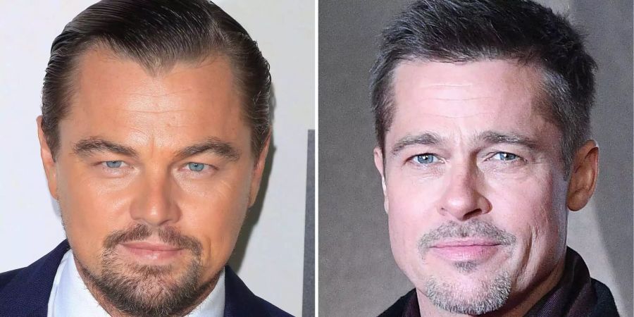 Ein Starduo: Leonardo DiCaprio (l.) und Brad Pitt (r.).