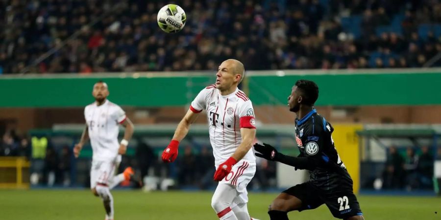 Arjen Robben und die Bayern stehen im DFB-Pokal-Halbfinale.