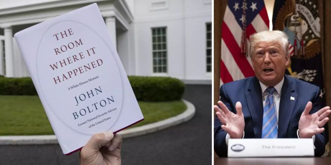 «The Room Where It Happened» von Ex-Sicherheitschef John Bolton erscheint heute. donald trump john bolton