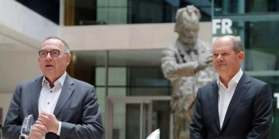 Walter-Borjans und Scholz