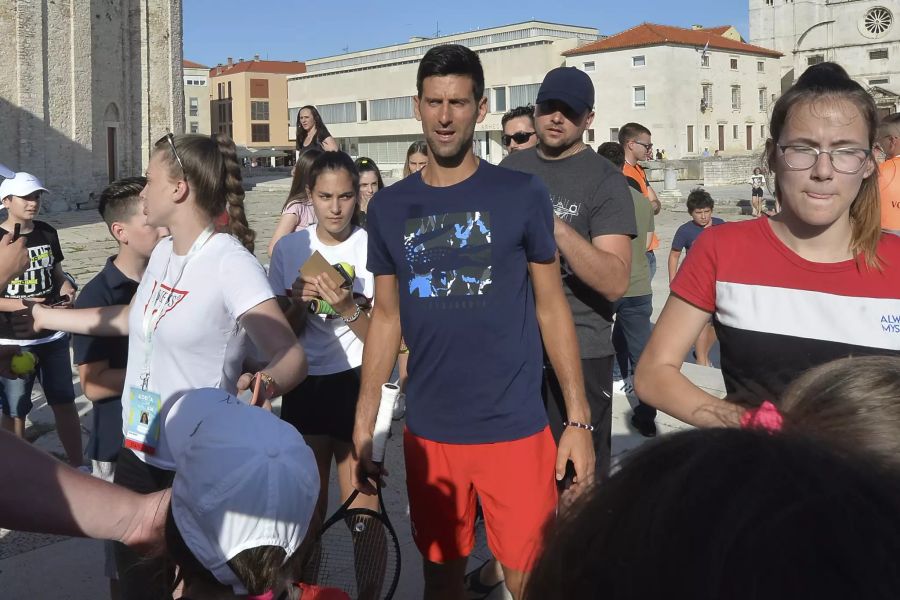 Novak Djokovic Coronavirus Zadar