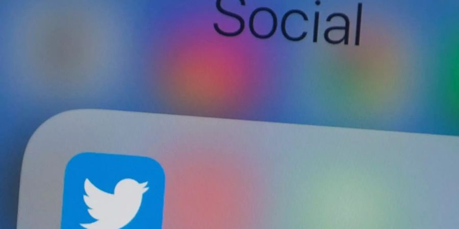 Logo von Twitter auf einem Smartphone