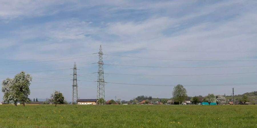 Ortseinfahrt Schübelbach in Siebnen.