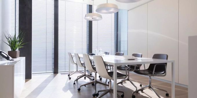 Eine leerstehende Bürofläche. Ein leerstehender Konferenzsaal des Vermögensverwalters Gam im Prime Tower in Zürich.