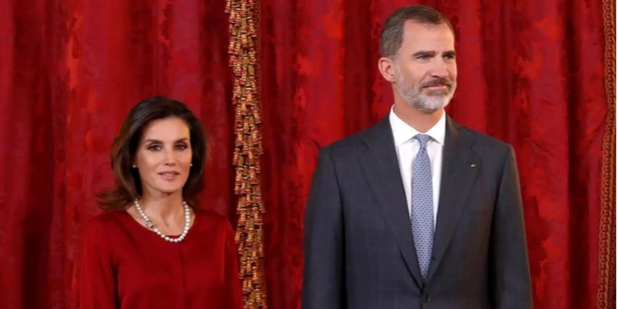 Letizia und König Felipe VI. in Madrid.