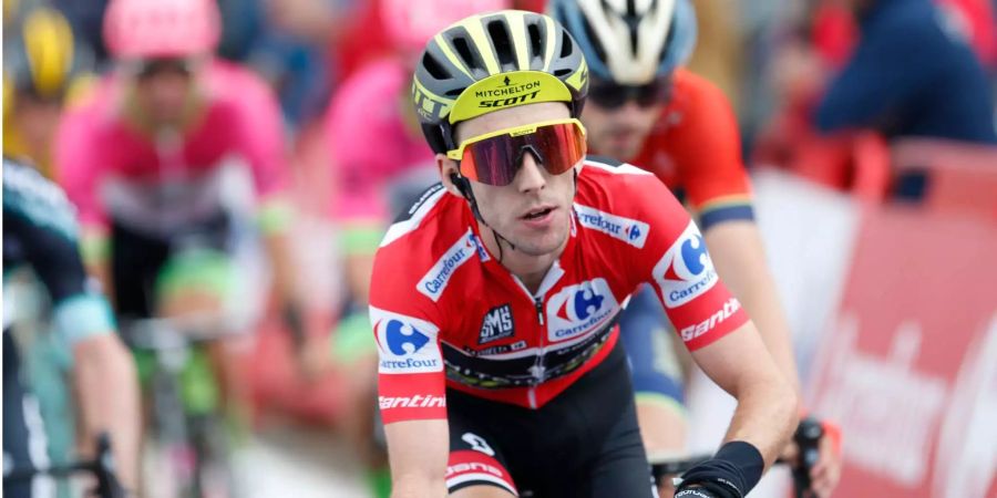 Simon Yates aus Grossbritannien vom Team Mitchelton-Scott in Aktion.