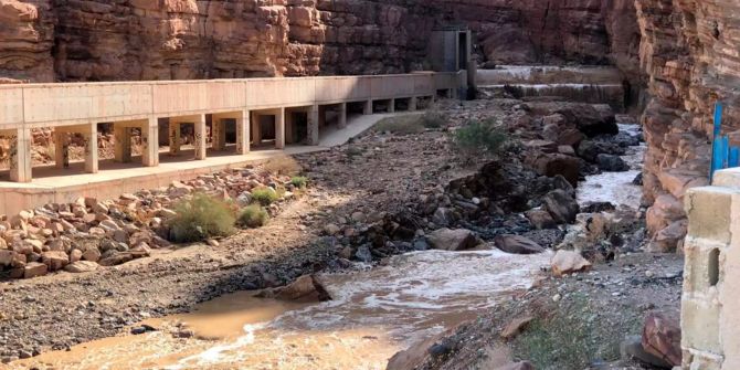 Sturzfluten in Jordanien