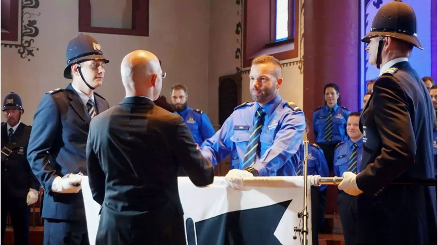 Die Aspirantinnen und Aspiranten wurden feierlich vereidigt - Justiz- und Sicherheitsdepartement Basel-Stadt