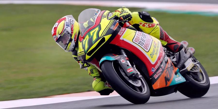 Dominique Aegerter beim GP von Valencia.