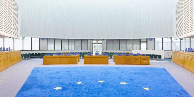 Belgien wurde vom EGMR verurteilt. Das Foto zeigt die grosse Kammer des Europäischen Gerichtshofs für Menschenrechte in Strassburg.