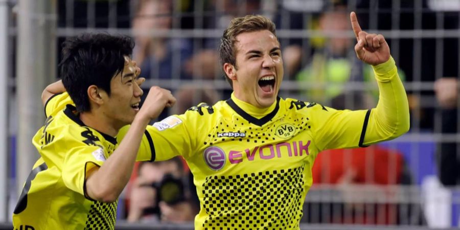 Ein Bild aus erfolgreicheren Tagen: Shinji Kagawa (links) und Mario Götze (rechts) im Jahr 2011.