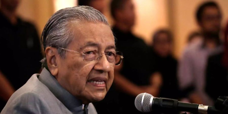 Mahathir Mohamad (92) ist seit dem 10. Mai 2018 Premierminister von Malaysia.