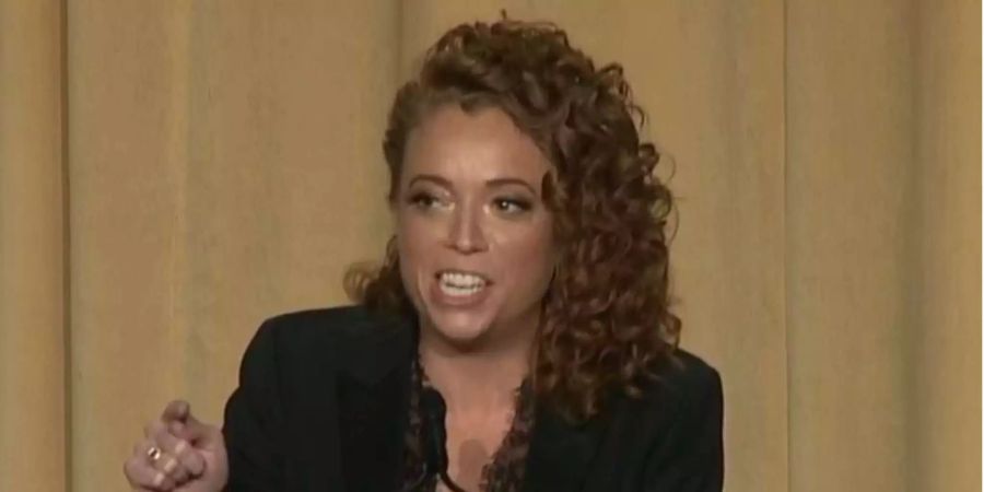 Michelle Wolf bei ihrem Auftritt im Weissen Haus.