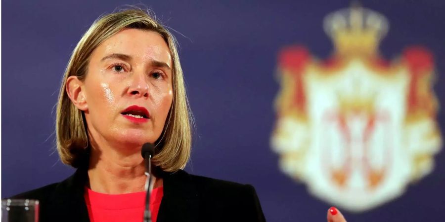 Federica Mogherini dringt auf Ende der Eskalation des Gazastreifens.