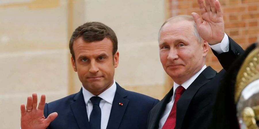 Emmanuel Macron und Wladimir Putin