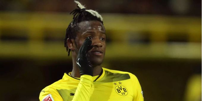 Dortmunds Profi Michy Batshuayi. Dortmunds Profi Michy Batshuayi.