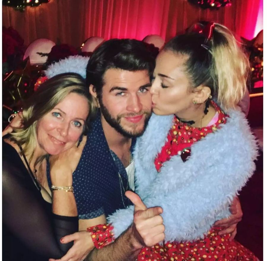 Verlobt: Miley und Hollywood-Beau Liam Hemsworth.