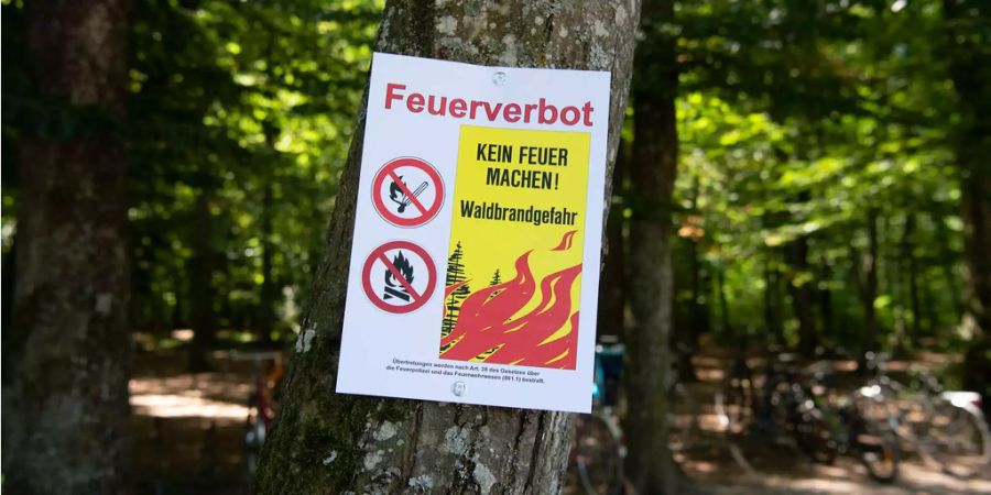 Nebst dem Feuerverbot in Feusisberg SZ gilt das Verbot auch bereits an vielen anderen Orten in der Schweiz.