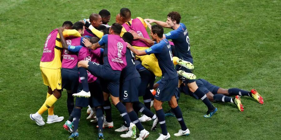 Frankreich schlägt Kroatien mit 4:2 und ist Fussball-Weltmeister 2018.