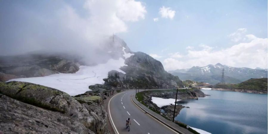 180 Kilometer auf dem Fahrrad und insgesamt 5500 Höhemeter werden am Swissman bewältigt.