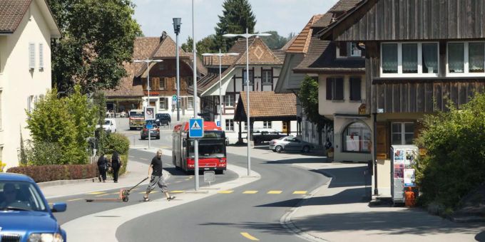 Das Zentrum von Köniz. kesb köniz