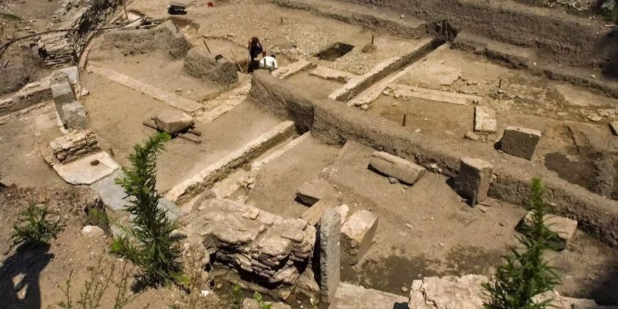 In Bulgarien werden immer wieder antike, römische Stätten gefunden, wie hier 2006 ein Amphitheater in der Nähe der Hauptstadt Sofia.