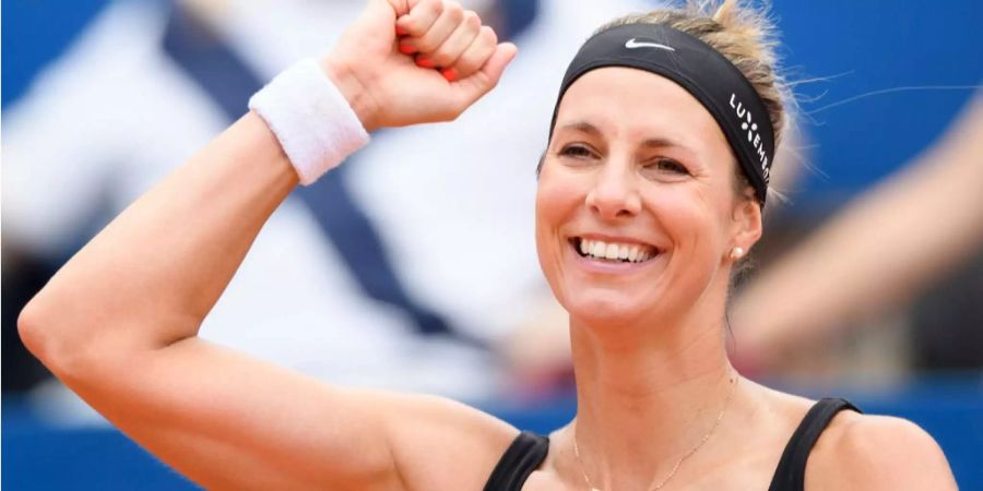 Mandy Minella setzt sich im Halbfinal durch und steht im Final von Gstaad.