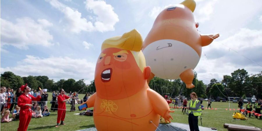 Das «Trump-Baby» wurde in London für die Proteste genutzt.