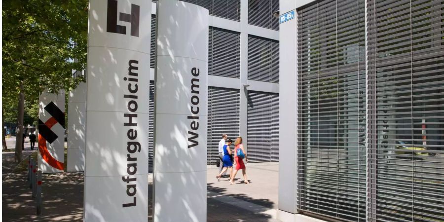 Das Hauptquartier des Baustoffkonzerns LafargeHolcim in Zürich.