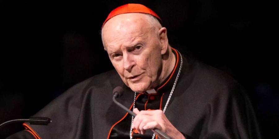 Dem 88-jährigen Ex-Kardinal Theodore McCarrick wurde Missbrauch vorgeworfen.