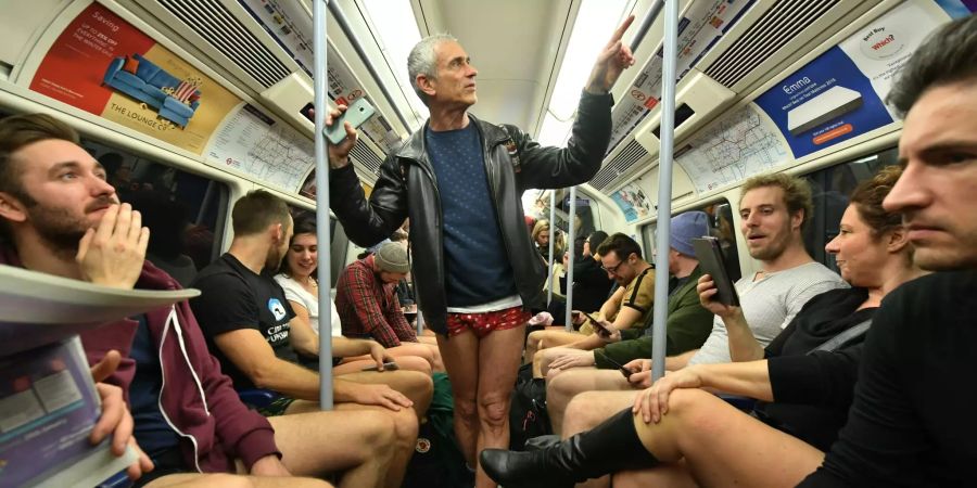 «No Pants Subway Ride» in London