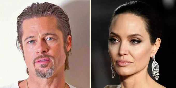 Brad Pitt (links) und Angelina Jolie (rechts). Brad Pitt Angelina Jolie