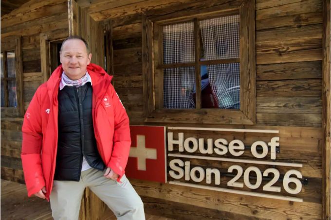 Jürg Stahl, hier an den Olympischen Winterspielen 2018 in Südkorea, setzte sich erfolglos für Spiele in der Schweiz ein.