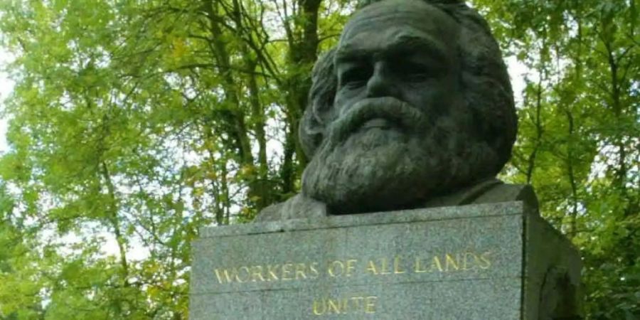 Marx-Grab vor dem Überfall