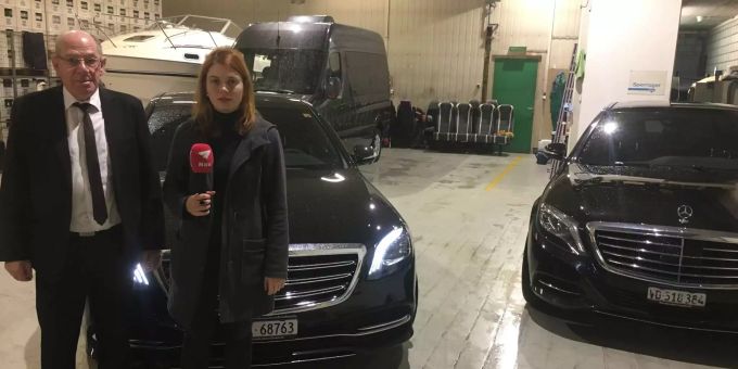 Einblick in eine WEF-Limousine - «Diskretion gross geschrieben»