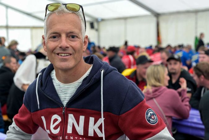 Tourismusdirektor Albert Kruker freute sich besonders über die rund 500 Personen am Festumzug.